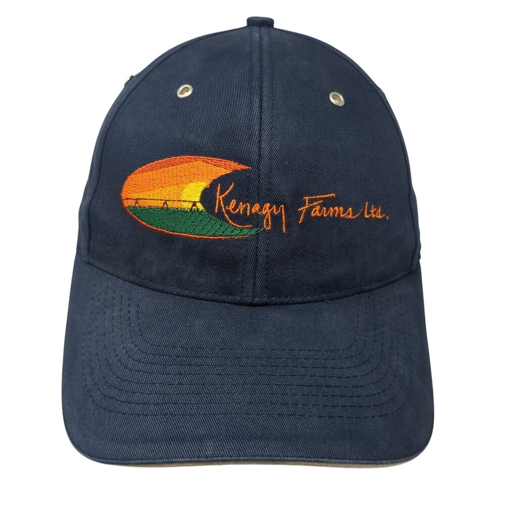 Kenagy Farms Ltd. Slideback Hat Blue One Size Embroidered Falcon